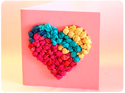 Arte con papel crepé